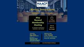 May General Membership Meeting