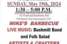 Christ Church Chaptico Strawberry Festival Sunday May 19th