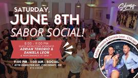 SABOR! June Social Party + Guest Artists Adrian & Daniela!