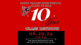 PVHS Class of 2014 10 Year Reunion