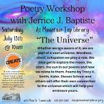 The Universe: Poetry Workshop with Jerrice J. Baptiste