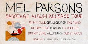 Mel Parsons Sabotage Album Release Tour