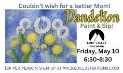 Moms Paint & Sip at Lost Valley