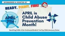 Ready, Paint, Fire! for Child Abuse Prevention Month