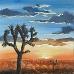 Joshua Tree at Sunset Canvas Paint and Sip