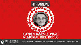 4th Annual Cayden James Leonard Memorial Bike Rodeo