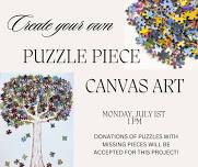 Puzzle Piece Canvas Art