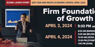 East Asia and Pacific Economic Update Launch Event