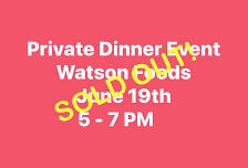 Private Dinner Event