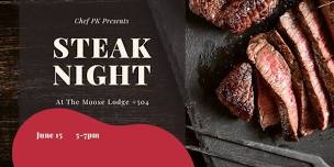 Steak Night at The Moose Lodge