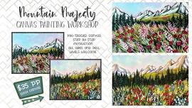 Mountain Majesty Canvas Painting Workshop | 04.07.24 | 1 pm to 3 pm