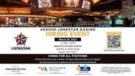 HIRING EVENT: Apache Lonestar Casino