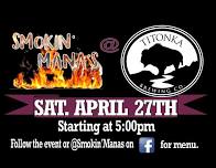 Smokin' Manas Food Truck at Titonka Brewing Company