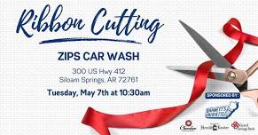 Ribbon Cutting - Zips Car Wash