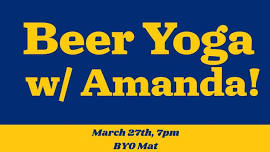 Beer Yoga with Amanda