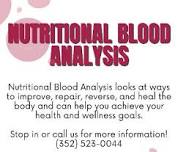 Nutritional Blood Analysis - look at ways to improve, repair, reverse, and heal the body