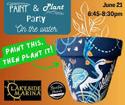 Paint & Plant Party - Blue Heron