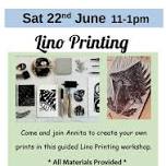 Lino Printing with Annita