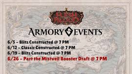 Flesh and Blood June Armory Events