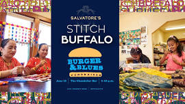 Stitch Buffalo | Burgers & Blues Fundraiser @The Chandelier Bar at Salvatore's | June 27