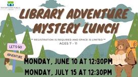 Library Adventure Mystery Lunch