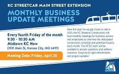 KC Streetcar Monthly Business Update Meetings