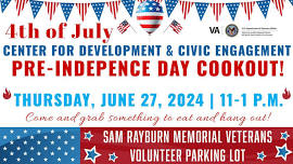 CDCE Cookout at Sam Rayburn Memorial VA Center