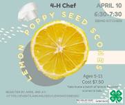 4-H Chef - Lemon Poppy Seed Scones