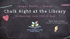 Chalk Night at the Library