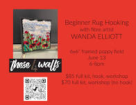 Beginner Rug Hooking Workshop with Fibre Artist Wanda Elliott