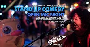 Open Mic Comedy • Wednesdays at The Starlite