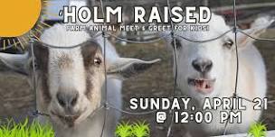 'Holm Raised: Farm Animal Meet & Greet for Kids!