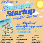 All Recovery Summer Startup: Beach Event, Camping, Tubing