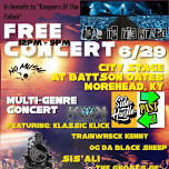 FREE, All Ages, Multi-Genre Concert June 29th, Morehead, KY