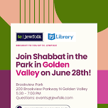 PJ Library Shabbat in the Park series