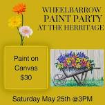 Wheelbarrow Paint Party