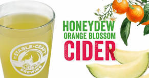 Honeydew & Orange Blossom Cider