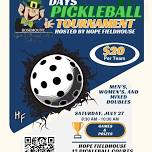 Pickleball Tournament at Hope Fieldhouse