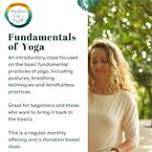 Fundamentals of Yoga--Outdoor Class