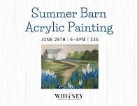 Summer Barn Acrylic Painting Class