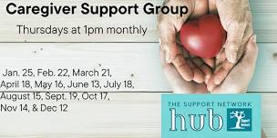 Caregiver Support Group: Thursday, November 14th at 1:00pm