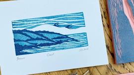 Coast- A Linocut & Rubberstamp Workshop