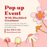 Mother’s Day customizable jewelry pop-up event with Blackbird Creations