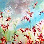 Wild Flowers | Paint and Sip | $3 Bottled Beer Thursday