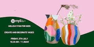 School Holiday Program to Create and Decorate a Vase at Leongatha Library