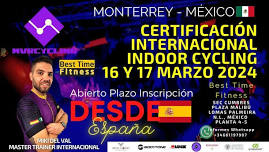 CERTIFICACION INTERNACIONAL INDOOR CYCLING 16-17 MARZO 2024