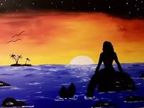 Mermaid Sunset Paint Night @ Almost Famous Brewing