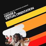 Grade 6 Virtual Orientation