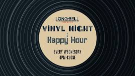 Vinyl Night & Happy Hour at Long-Bell