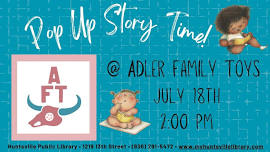 Pop Up Story Time @ Adler Family Toys!